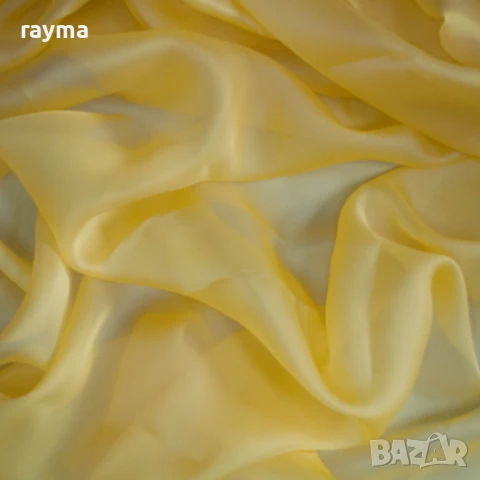 Плат Италианска дизайнерска копринена органза, снимка 4 - Платове и дамаски - 51365978