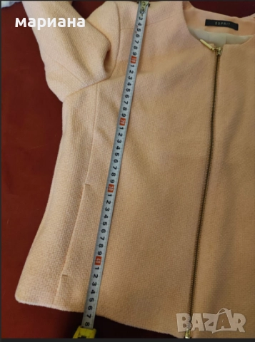 Елегантно сако ESPRIT-бебешко розаво, снимка 7 - Сака - 52524262