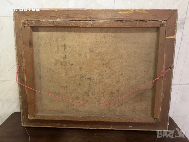 Стара маслена картина, снимка 6 - Картини - 48281945