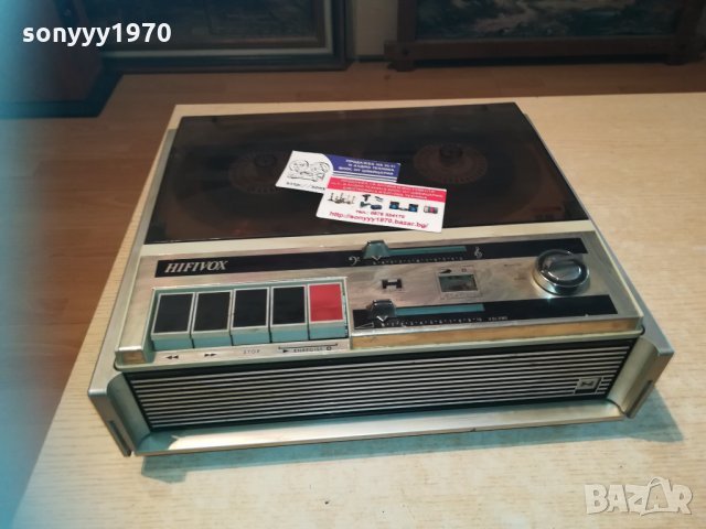 hifivox made in france-ретро ролков 12в/220в/батерия, снимка 15 - Ресийвъри, усилватели, смесителни пултове - 30147225