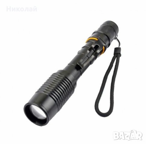 LED Фенер BL-2804- CREE XM-L T6 Police с 2 акумулаторни батерии 8800 mah, снимка 1