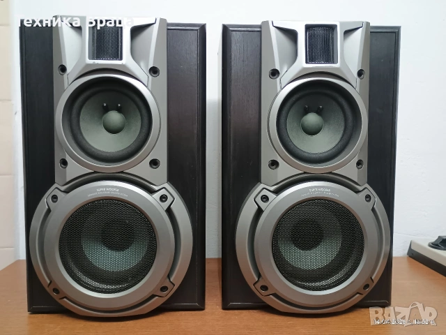 Трилентови тонколони Technics SB-EH550. Перфектни! Изпращам видео. 