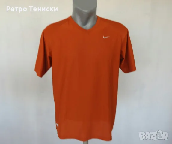 Тениска • Nike • оранжево • размер M • Мъже