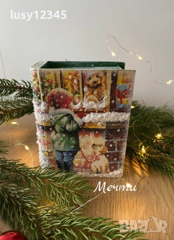 Весели, коледни касички за послушни дечица!, снимка 8 - Декорация за дома - 52438073