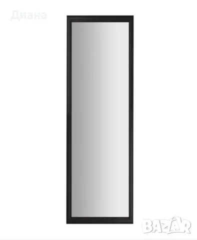 Стенно правоъгълно огледало за вертикален и хоризонтален монтаж в цвят венге с размери 120х30см, снимка 1