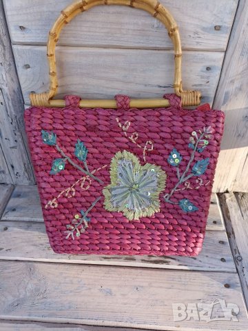 Дамска чанта тип кошница, снимка 1