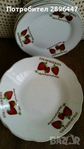 Нови порцеланови чинии 9 броя-25 лв-Намалени!, снимка 5 - Чинии - 39291955