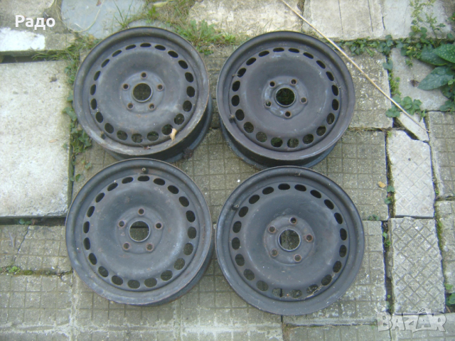 Продавам 4 бр. Оригинални железни джанти за VW AUDI SEAT SKODA 5x112, снимка 2 - Гуми и джанти - 36396940