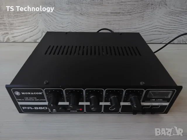 Професионален ELA усилвател MONACOR PA-880 – Безупречен технически!