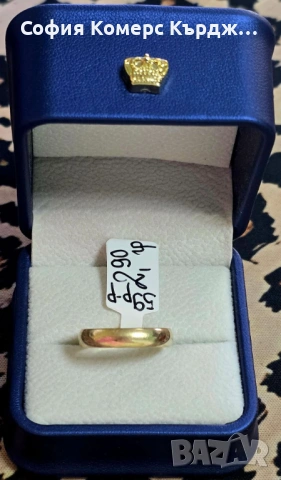 ⚠️ПРОМОЦИЯ!!!⚠️ 💍 ЗЛАТНА БРАЧНА ХАЛКА ⚖️ 2,90 гр./14 карата 🤚59 размер