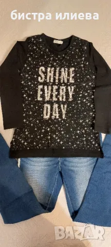 Блузка и дънки за момиче 