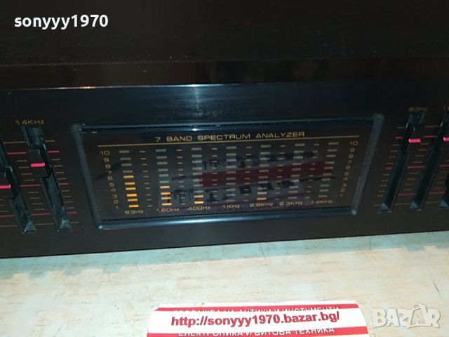 *📢soundwave q-1100 equalizer-swiss 0610221339, снимка 2 - Ресийвъри, усилватели, смесителни пултове - 38240548