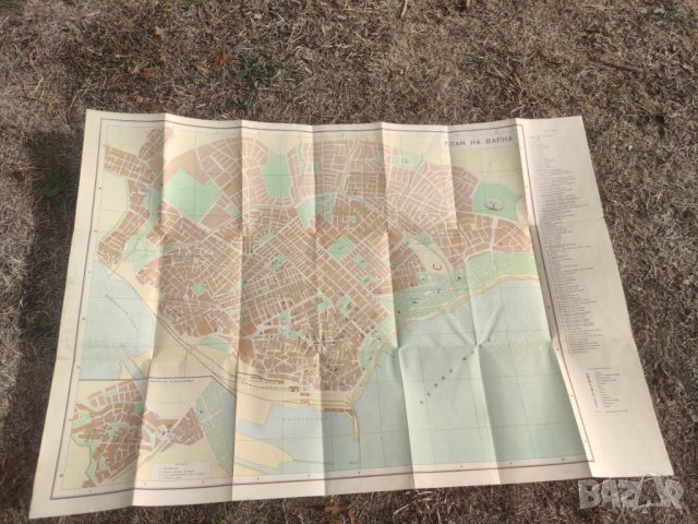 Продавам стари карти НР България и Варна , снимка 5 - Ученически пособия, канцеларски материали - 42835230