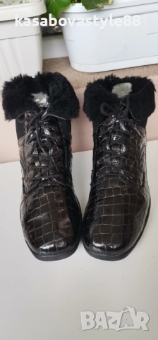 Дамски боти Waldlaufer Luftpolster 41н., снимка 12 - Дамски боти - 52367839