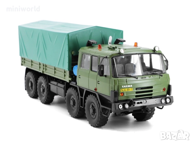 Tatra 815 VT 8x8 бордова с тента - мащаб 1:43 на DeAgostini моделът е нов в блистер, снимка 3 - Колекции - 52306219