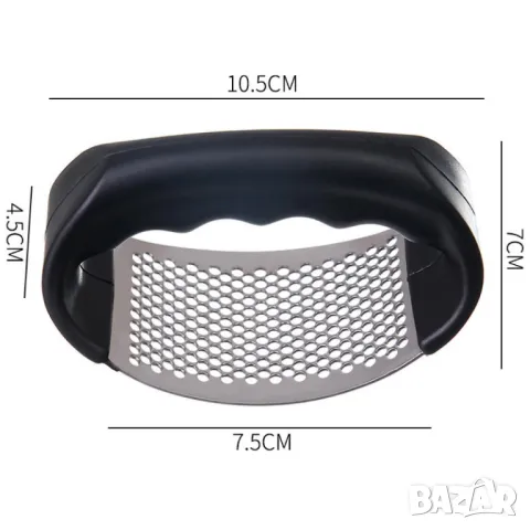 Ръчна преса за чесън от неръждаема стомана  , снимка 2 - Аксесоари за кухня - 50382465