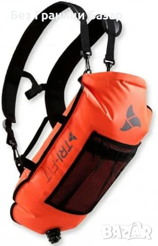Нов 28L плувен буй суха чанта за открити води море оранжев dry bag tow float