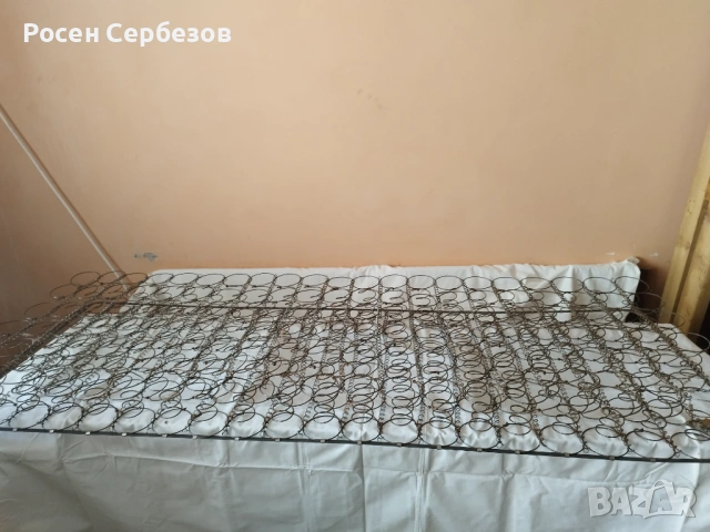 Два броя пружинни пакети с плоска рамка от стоманена лента, снимка 3 - Други машини и части - 54148217