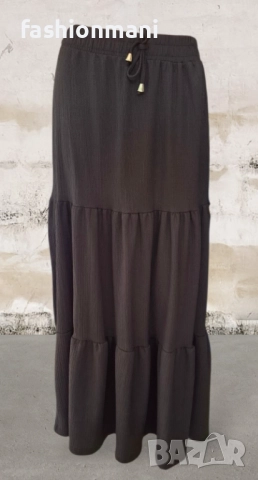 Елегантна пола в черно - код 1234