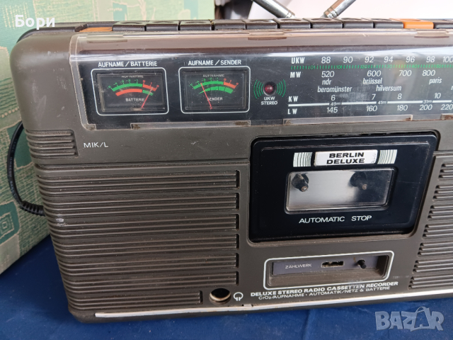 BERLIN DELUXE TR-806LS Радиокасетофон, снимка 2 - Радиокасетофони, транзистори - 44588750