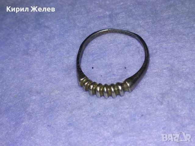 Старинен СРЕБЪРЕН АРТ ДЕКО ПРЪСТЕН ВИСОКА ПРОБА СРЕБРО АВТОРСКА РЪЧНА МАЙСТОРСКА ИЗРАБОТКА 39899, снимка 4 - Антикварни и старинни предмети - 42928837