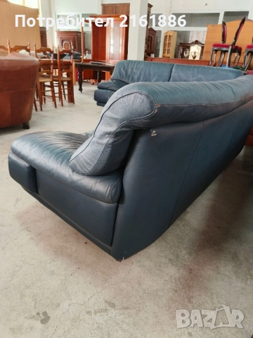 Комплект дивани двойка и тройка от естествена кожа , снимка 9 - Дивани и мека мебел - 52261356