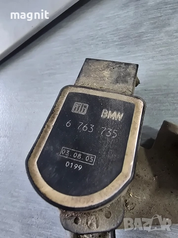 6763735 Преден датчик положение ниво на фаровете BMW 3 Series (E90, E91), снимка 2 - Части - 53946586