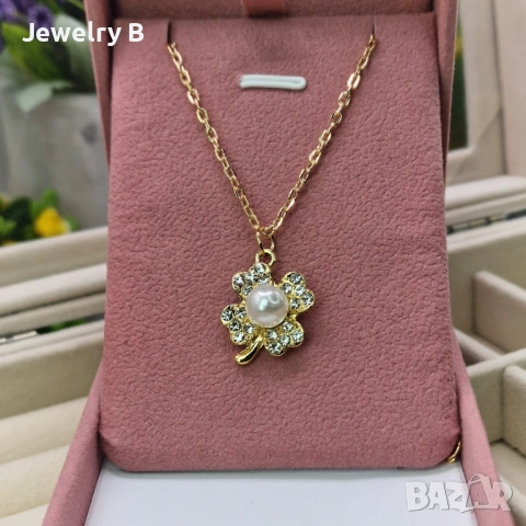  Дамско колие с перла