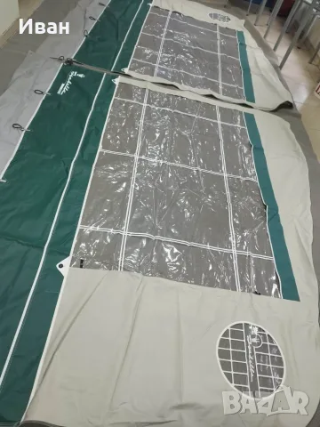 Форселт за каравана Isabella Capri Lux Green. Размер 1050см (1036-1060см) земя-земя., снимка 13 - Палатки - 56233486