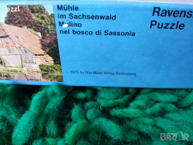 Пъзел "Muhle Im Sachenwald” Ravensburger 1975г. 1000 части, снимка 2 - Пъзели - 53965859