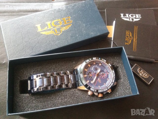 Луксозен мъжки часовник , снимка 1