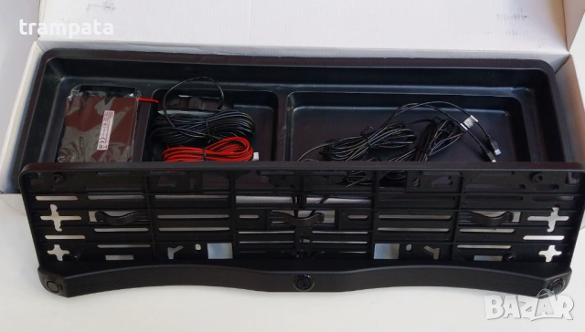 НАЙ ДОБРАТА ОФЕРТА  Стойка за регистрационен номер с парктроник Renkforce, снимка 2 - Аксесоари и консумативи - 53143216