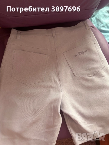 Лилави къси панталонки , снимка 3 - Панталони - 52479528