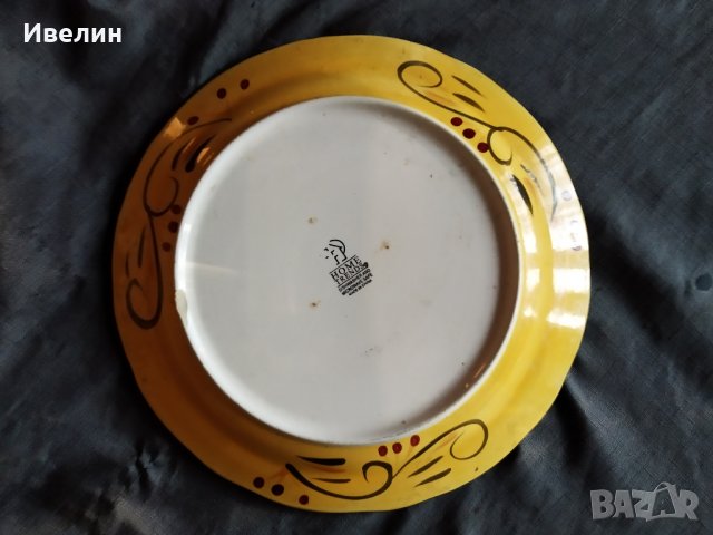 керамична чиния за декорация, снимка 3 - Антикварни и старинни предмети - 30381961