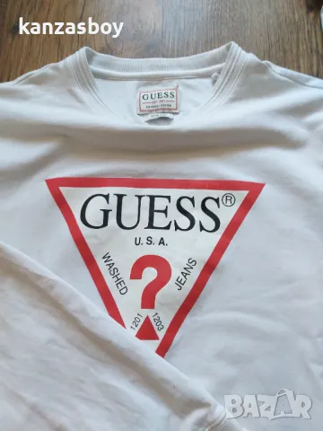 Guess triangle outlet logo sweatshirt - страхотна мъжка блуза С, снимка 3 - Блузи - 48733073