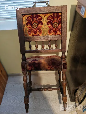 Стар кухненски стол , снимка 9 - Антикварни и старинни предмети - 49226378