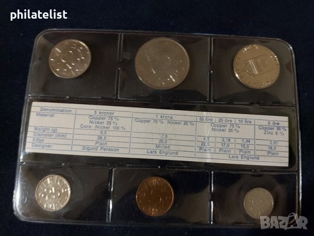Комплектен сет - Швеция 1984, снимка 2 - Нумизматика и бонистика - 37787723