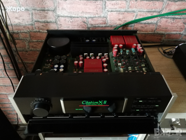 ⏯️С клип. Harman Kardon Citation X II class A preamp dual RIAA MM MC., снимка 7 - Ресийвъри, усилватели, смесителни пултове - 44573765