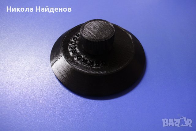 Черна клампа за грамофон, снимка 3 - Грамофони - 35405436