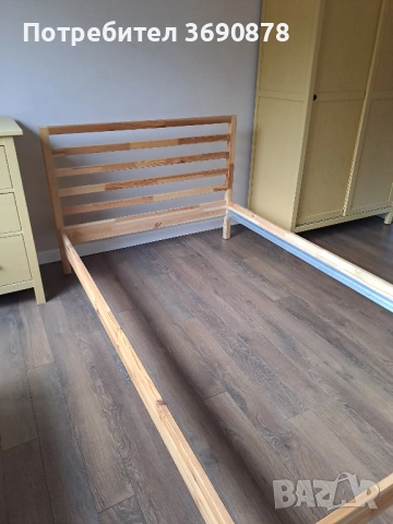 Рамка за легло TARVA от Икеа за матрак 120 / 200 см., снимка 7 - Спални и легла - 52885533