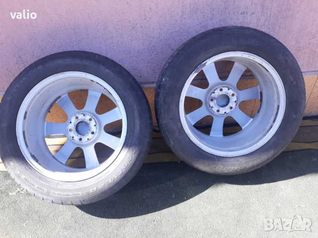 2БР ГУМИ С ДЖАНТИ 5/112/17  MERCEDES E,S, снимка 9 - Гуми и джанти - 36415486