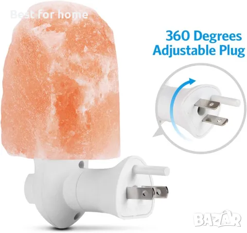 Стенни лампи от хималайска кристална сол  AMIR, снимка 5 - Лампи за стена - 50232058