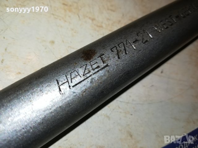 HAZET-21mm-MADE IN WEST GERMANY-SWISS 2211211744, снимка 10 - Аксесоари и консумативи - 34892568