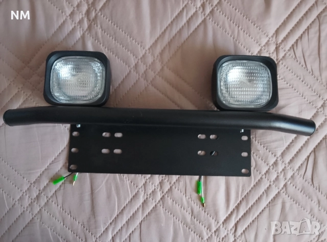 фарове за мъгла 55w/12v+ стойка за номер