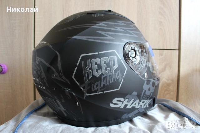 *ПРОМОЦИЯ* Каска Shark Ridill 1.2 Catalan Bad Boy Mat , снимка 6 - Аксесоари и консумативи - 52330464