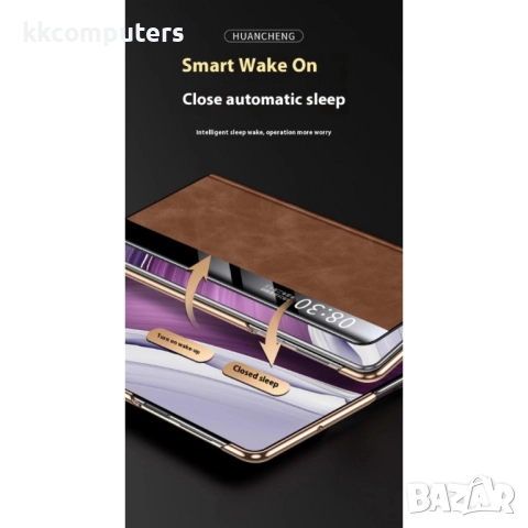 Huawei Mate X6 View Window / Auto Wake Up Кожен Калъф и Протектор, снимка 3 - Калъфи, кейсове - 51955244