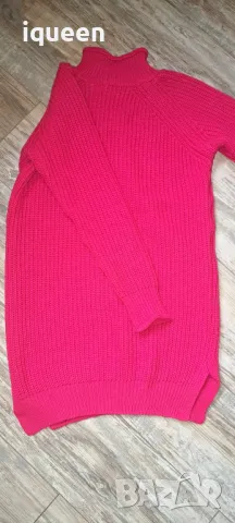 Туника в бонбонено розово, снимка 2 - Туники - 48525158