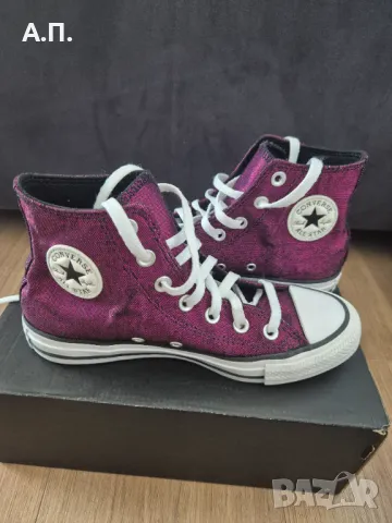 Високи кецове Converse дамски/детски, снимка 4 - Маратонки - 49523457