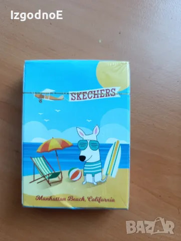 НОВИ Skechers Manhattan Beach Калифорнийски карти за игра, снимка 3 - Карти за игра - 49328997