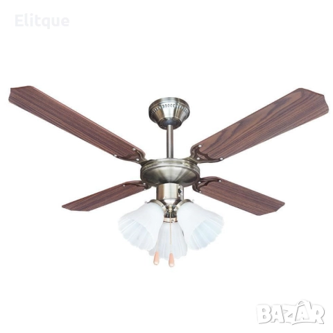 Вентилатор 42'' Muhler, таванен, осветление, снимка 2 - Други стоки за дома - 52853553